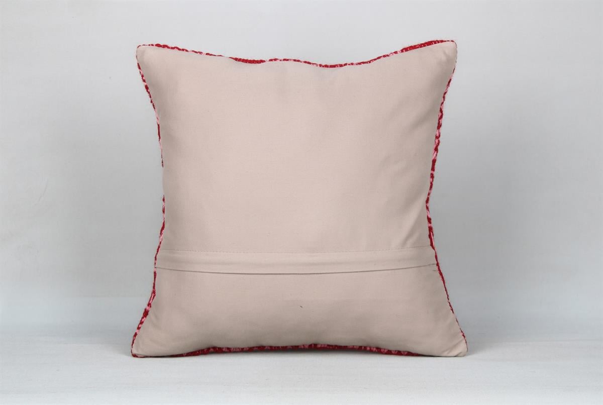 16''16'' (40x40 cm) Kilim Pillows - Vintage Handmade Kilim Pillows - Vintage Handmade Kilim Rugs - It is 100% wool. Artistic and historical rugs. Old handwoven rugs.