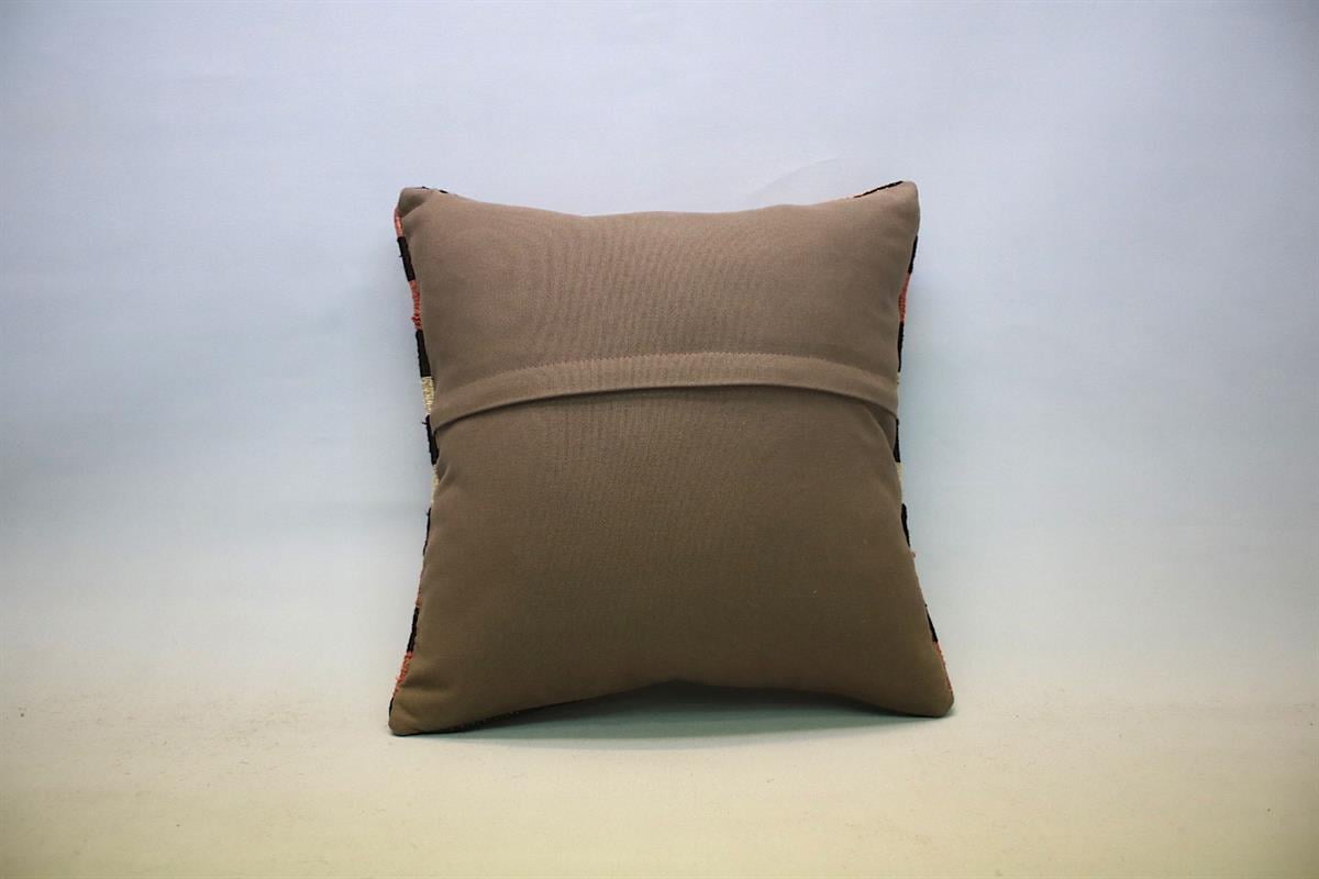 16''16'' (40x40 cm) Kilim Pillows - Vintage Handmade Kilim Pillows - Vintage Handmade Kilim Rugs - It is 100% wool. Artistic and historical rugs. Old handwoven rugs.