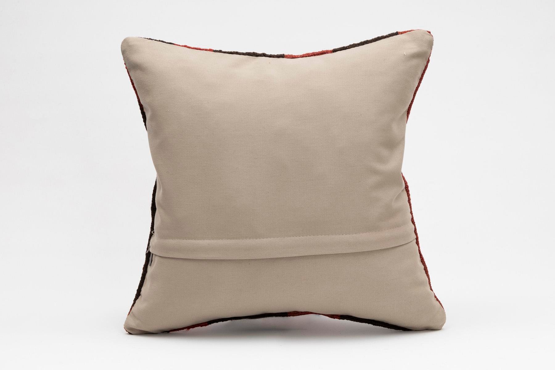 16''16'' (40x40 cm) Kilim Pillows - Vintage Handmade Kilim Pillows - Vintage Handmade Kilim Rugs - It is 100% wool. Artistic and historical rugs. Old handwoven rugs.