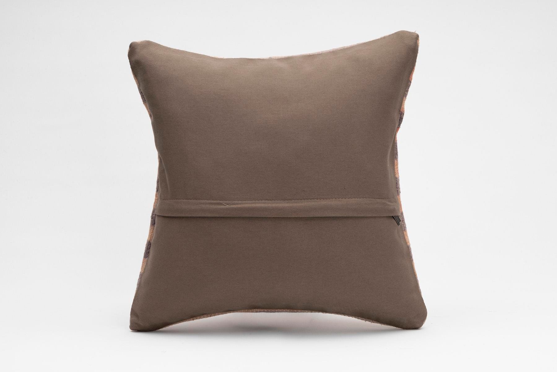 16''16'' (40x40 cm) Kilim Pillows - Vintage Handmade Kilim Pillows - Vintage Handmade Kilim Rugs - It is 100% wool. Artistic and historical rugs. Old handwoven rugs.