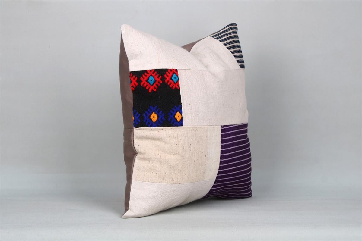 16''16'' (40x40 cm) Kilim Pillows - Vintage Handmade Kilim Pillows - Vintage Handmade Kilim Rugs - It is 100% wool. Artistic and historical rugs. Old handwoven rugs.