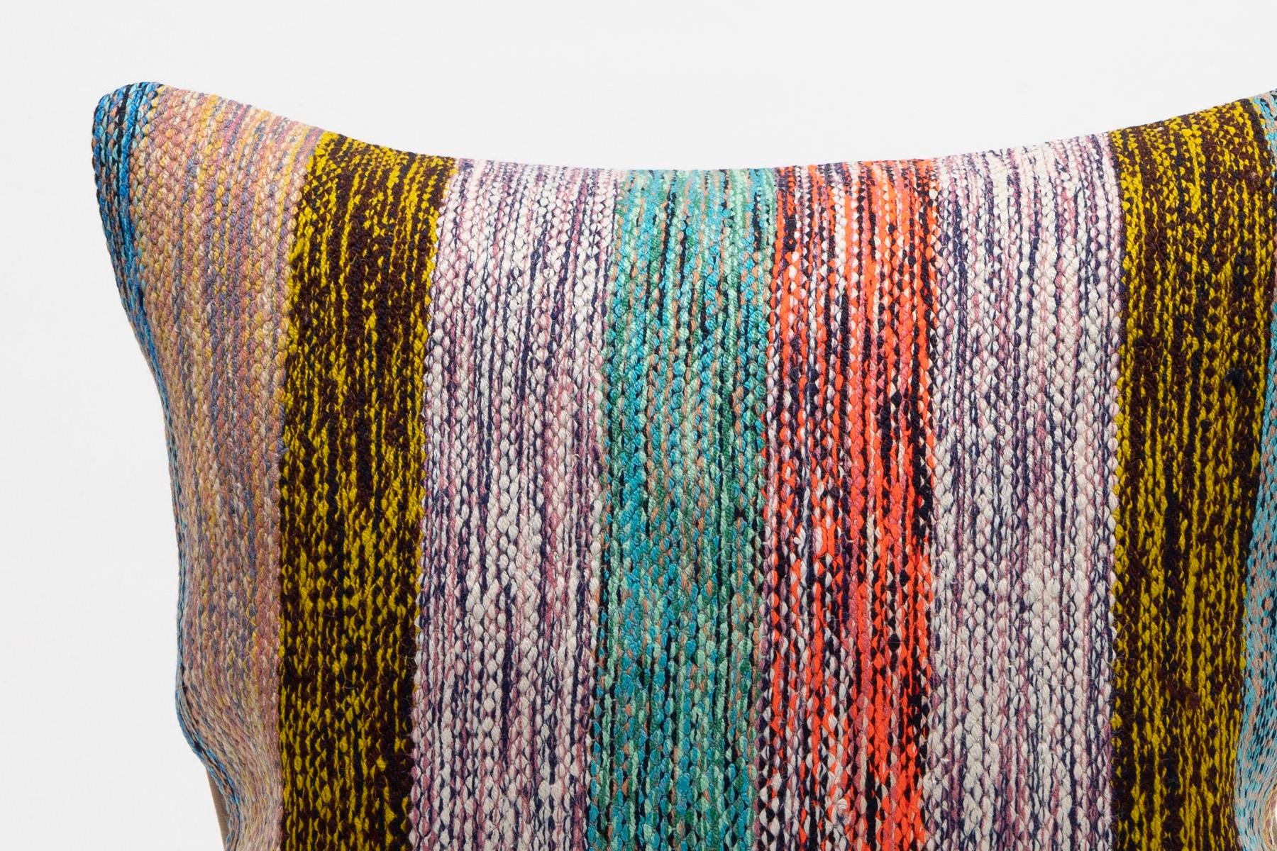 16''16'' (40x40 cm) Kilim Pillows - Vintage Handmade Kilim Pillows - Vintage Handmade Kilim Rugs - It is 100% wool. Artistic and historical rugs. Old handwoven rugs.