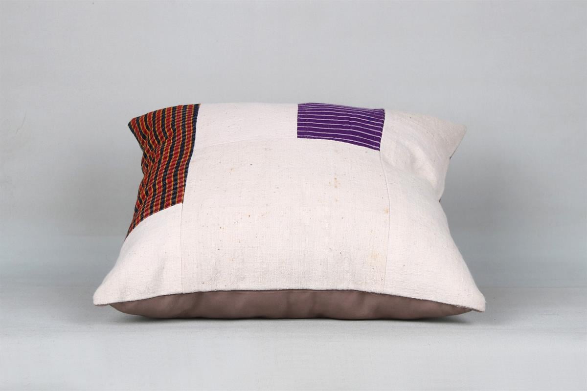 16''16'' (40x40 cm) Kilim Pillows - Vintage Handmade Kilim Pillows - Vintage Handmade Kilim Rugs - It is 100% wool. Artistic and historical rugs. Old handwoven rugs.