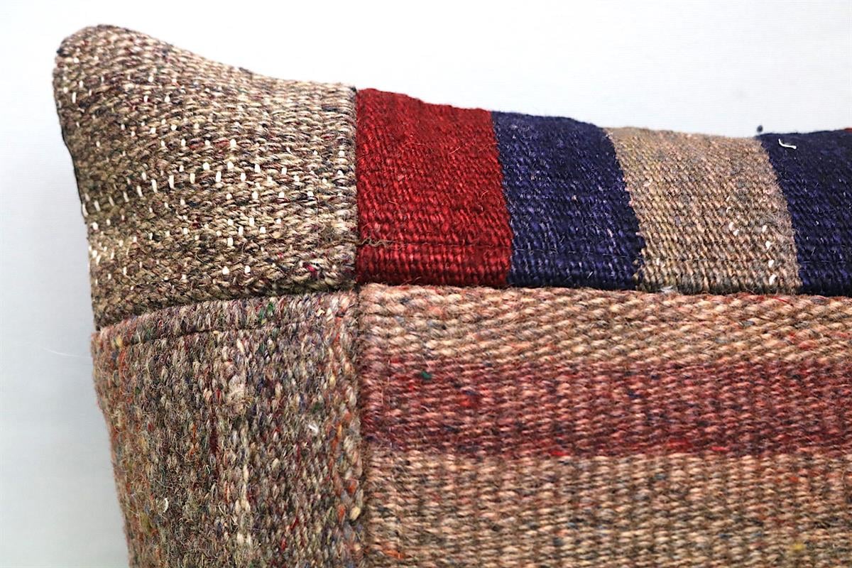 16''16'' (40x40 cm) Kilim Pillows - Vintage Handmade Kilim Pillows - Vintage Handmade Kilim Rugs - It is 100% wool. Artistic and historical rugs. Old handwoven rugs.
