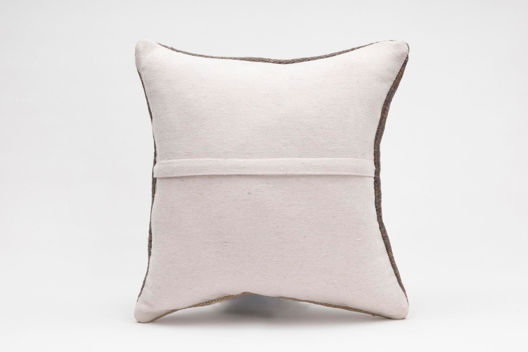 16''16'' (40x40 cm) Kilim Pillows - Vintage Handmade Kilim Pillows - Vintage Handmade Kilim Rugs - It is 100% wool. Artistic and historical rugs. Old handwoven rugs.