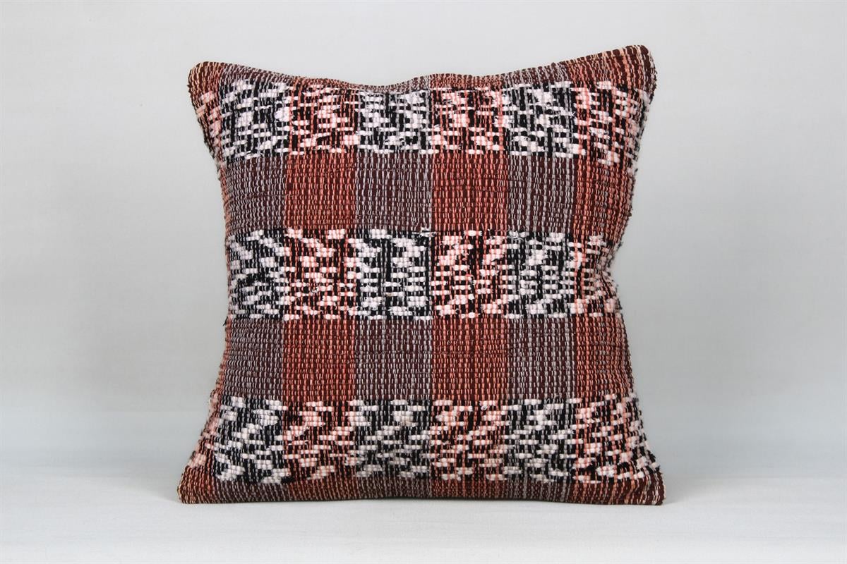 16''16'' (40x40 cm) Kilim Pillows - Vintage Handmade Kilim Pillows - Vintage Handmade Kilim Rugs - It is 100% wool. Artistic and historical rugs. Old handwoven rugs.