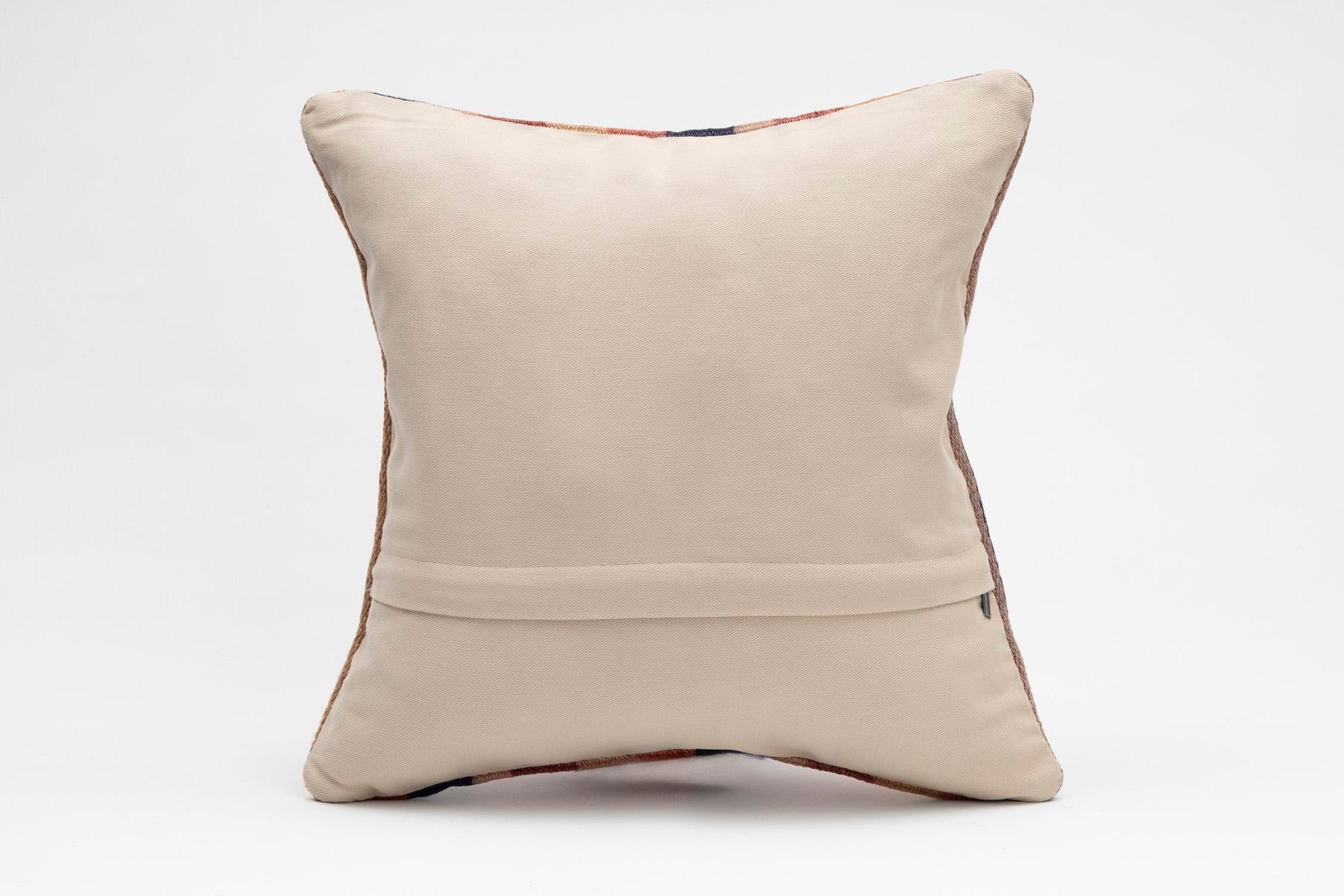 16''16'' (40x40 cm) Kilim Pillows - Vintage Handmade Kilim Pillows - Vintage Handmade Kilim Rugs - It is 100% wool. Artistic and historical rugs. Old handwoven rugs.