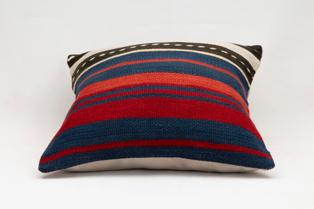 16''16'' (40x40 cm) Kilim Pillows - Vintage Handmade Kilim Pillows - Vintage Handmade Kilim Rugs - It is 100% wool. Artistic and historical rugs. Old handwoven rugs.