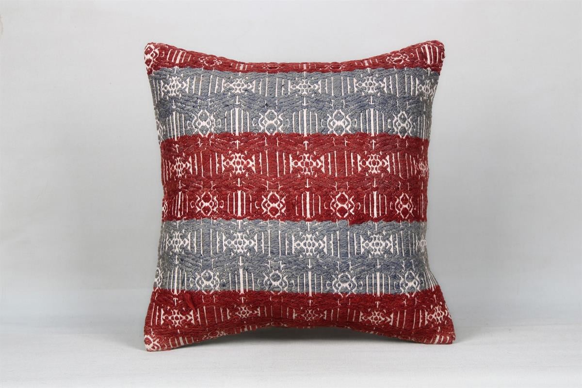 16''16'' (40x40 cm) Kilim Pillows - Vintage Handmade Kilim Pillows - Vintage Handmade Kilim Rugs - It is 100% wool. Artistic and historical rugs. Old handwoven rugs.