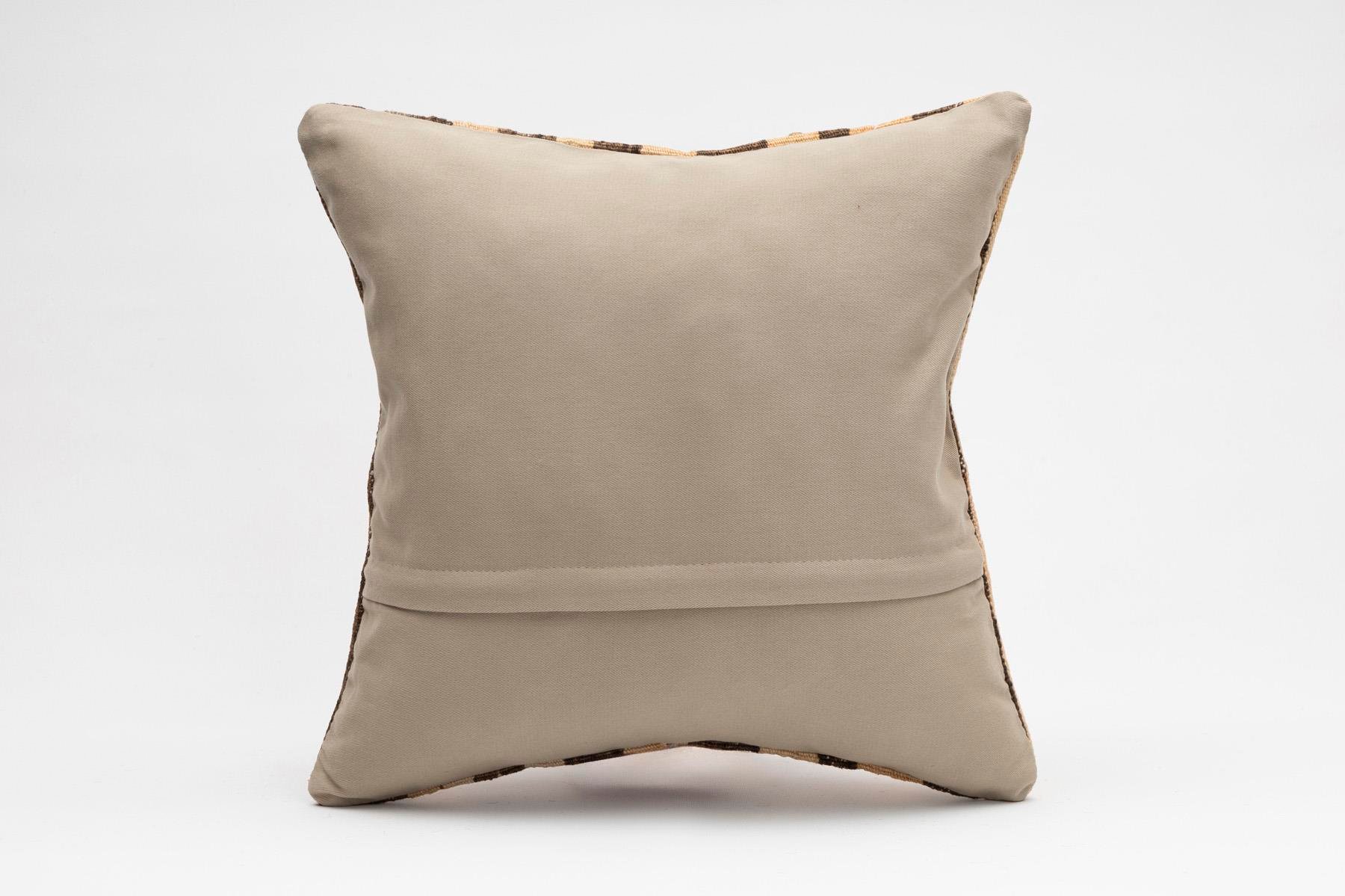 16''16'' (40x40 cm) Kilim Pillows - Vintage Handmade Kilim Pillows - Vintage Handmade Kilim Rugs - It is 100% wool. Artistic and historical rugs. Old handwoven rugs.