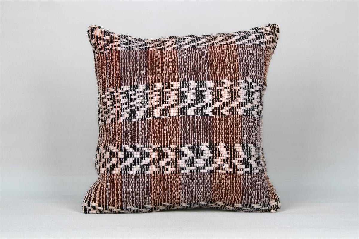 16''16'' (40x40 cm) Kilim Pillows - Vintage Handmade Kilim Pillows - Vintage Handmade Kilim Rugs - It is 100% wool. Artistic and historical rugs. Old handwoven rugs.