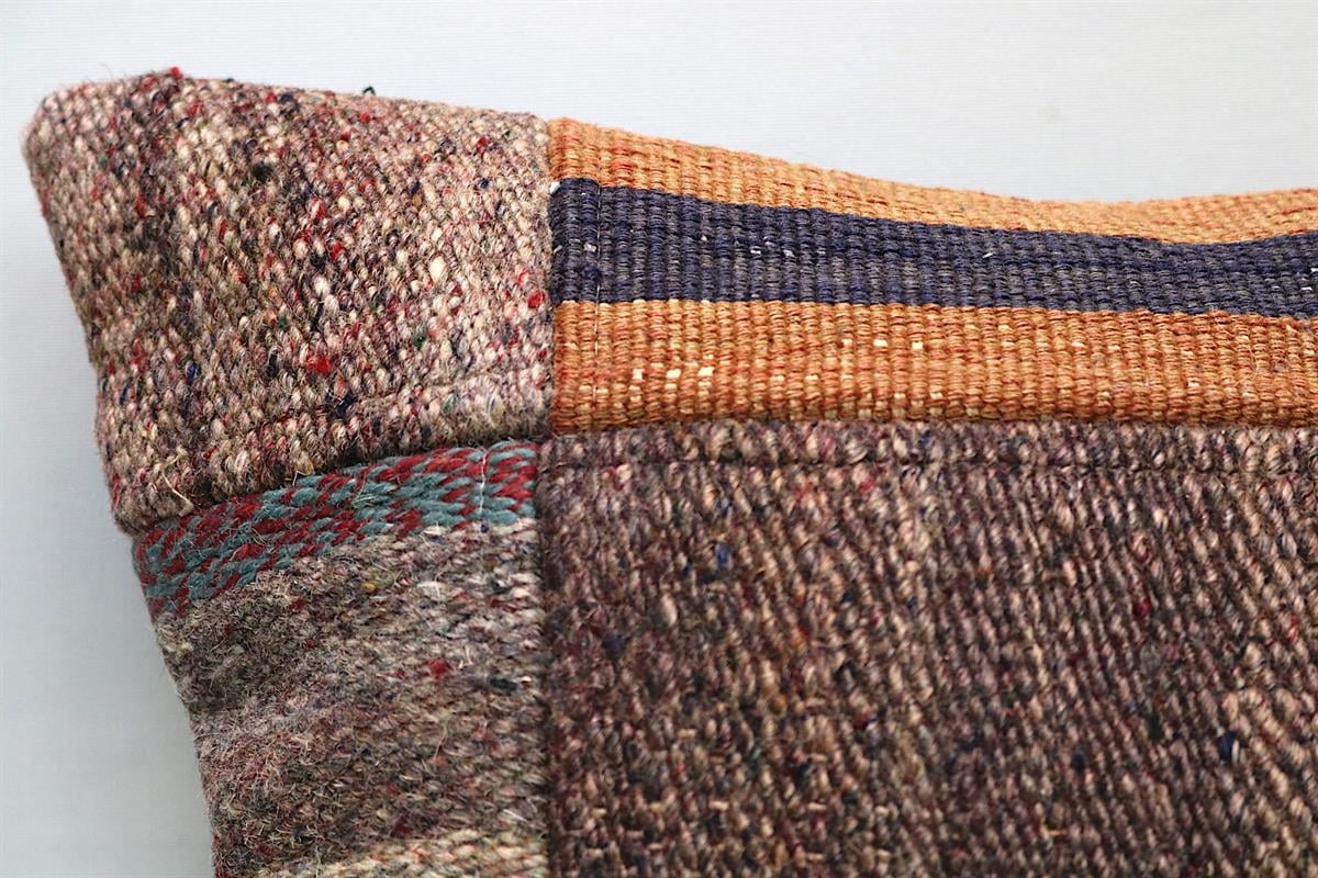 16''16'' (40x40 cm) Kilim Pillows - Vintage Handmade Kilim Pillows - Vintage Handmade Kilim Rugs - It is 100% wool. Artistic and historical rugs. Old handwoven rugs.