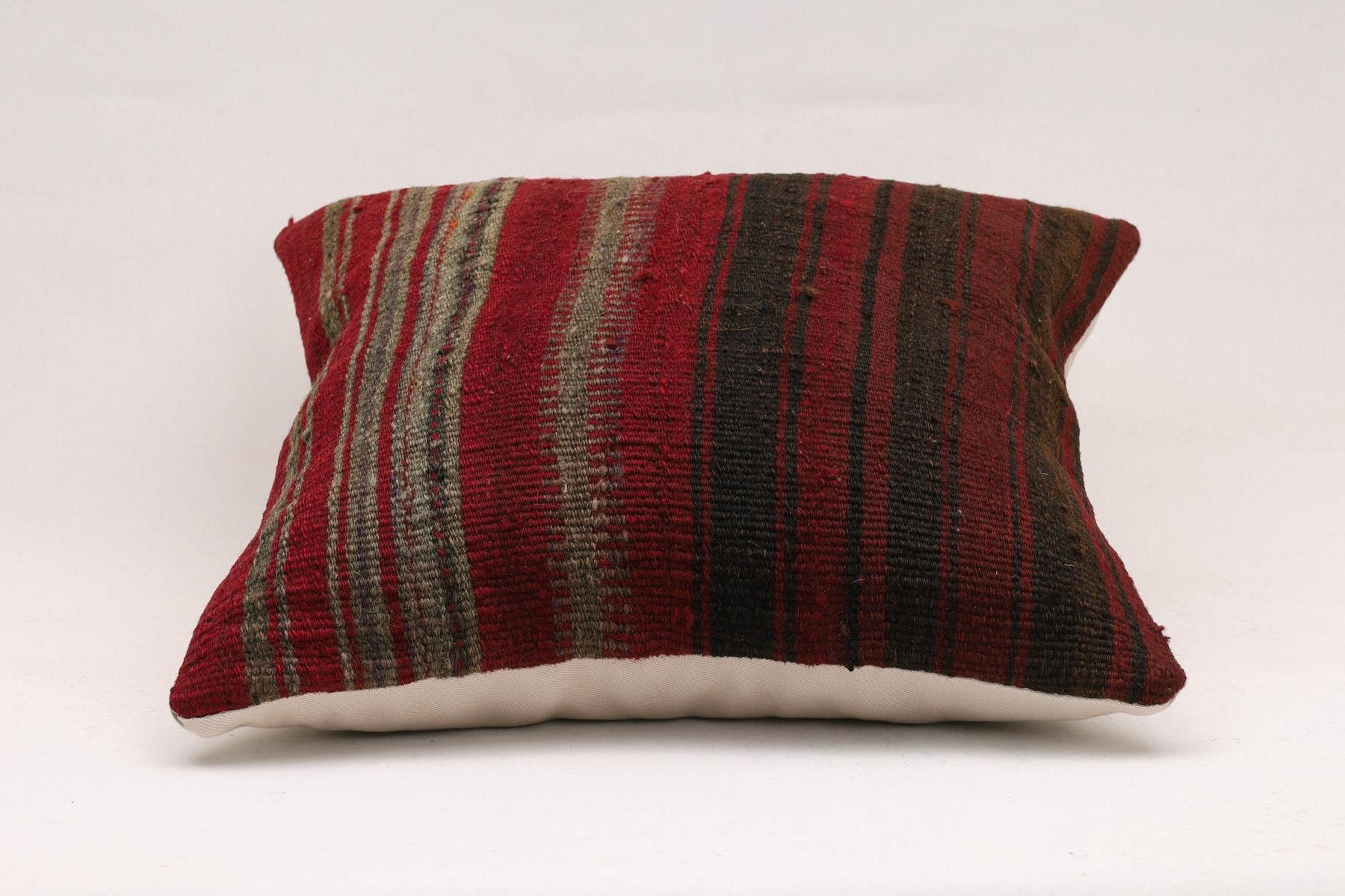 16''16'' (40x40 cm) Kilim Pillows - Vintage Handmade Kilim Pillows - Vintage Handmade Kilim Rugs - It is 100% wool. Artistic and historical rugs. Old handwoven rugs.