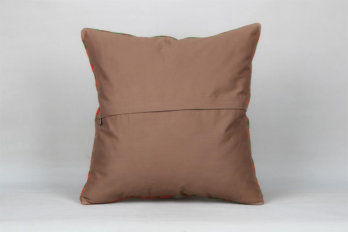 16''16'' (40x40 cm) Kilim Pillows - Vintage Handmade Kilim Pillows - Vintage Handmade Kilim Rugs - It is 100% wool. Artistic and historical rugs. Old handwoven rugs.