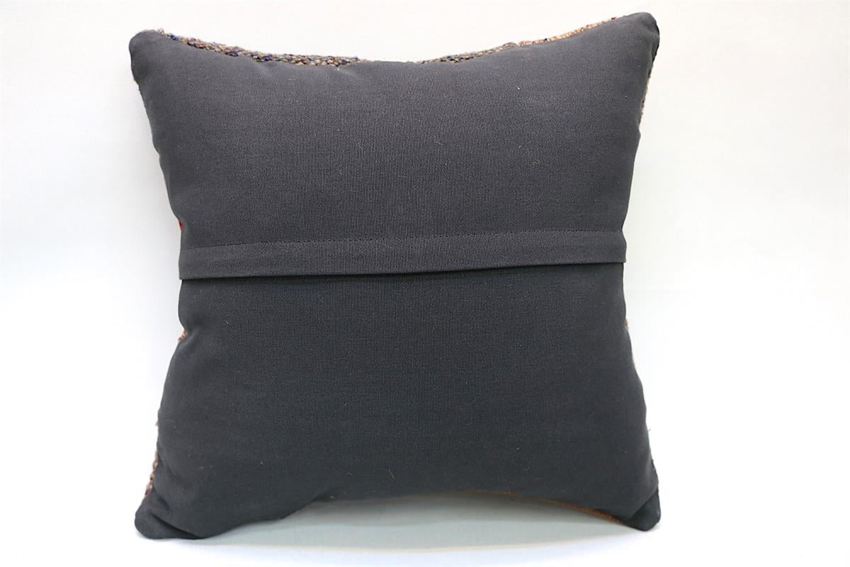 16''16'' (40x40 cm) Kilim Pillows - Vintage Handmade Kilim Pillows - Vintage Handmade Kilim Rugs - It is 100% wool. Artistic and historical rugs. Old handwoven rugs.