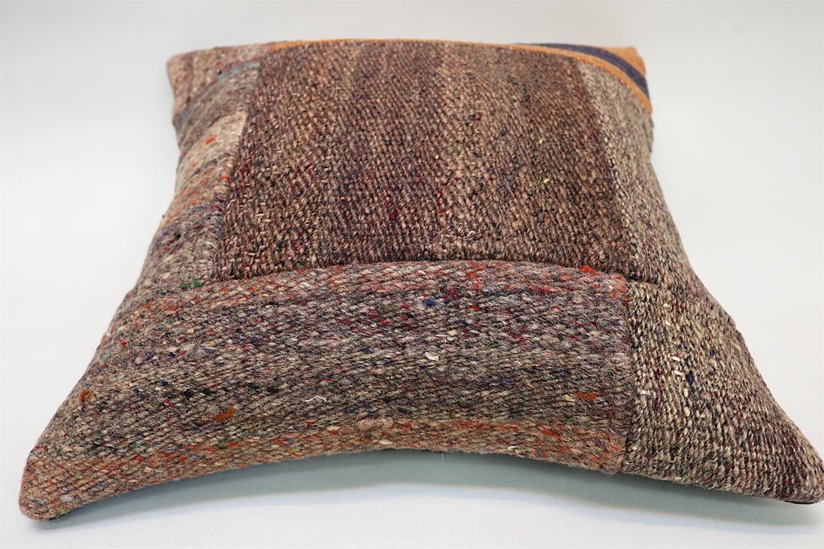 16''16'' (40x40 cm) Kilim Pillows - Vintage Handmade Kilim Pillows - Vintage Handmade Kilim Rugs - It is 100% wool. Artistic and historical rugs. Old handwoven rugs.