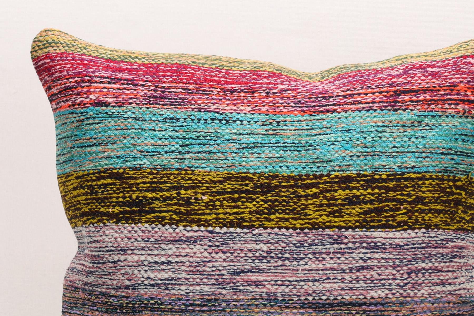 16''16'' (40x40 cm) Kilim Pillows - Vintage Handmade Kilim Pillows - Vintage Handmade Kilim Rugs - It is 100% wool. Artistic and historical rugs. Old handwoven rugs.