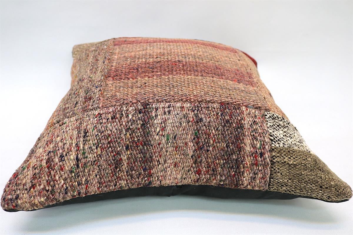 16''16'' (40x40 cm) Kilim Pillows - Vintage Handmade Kilim Pillows - Vintage Handmade Kilim Rugs - It is 100% wool. Artistic and historical rugs. Old handwoven rugs.