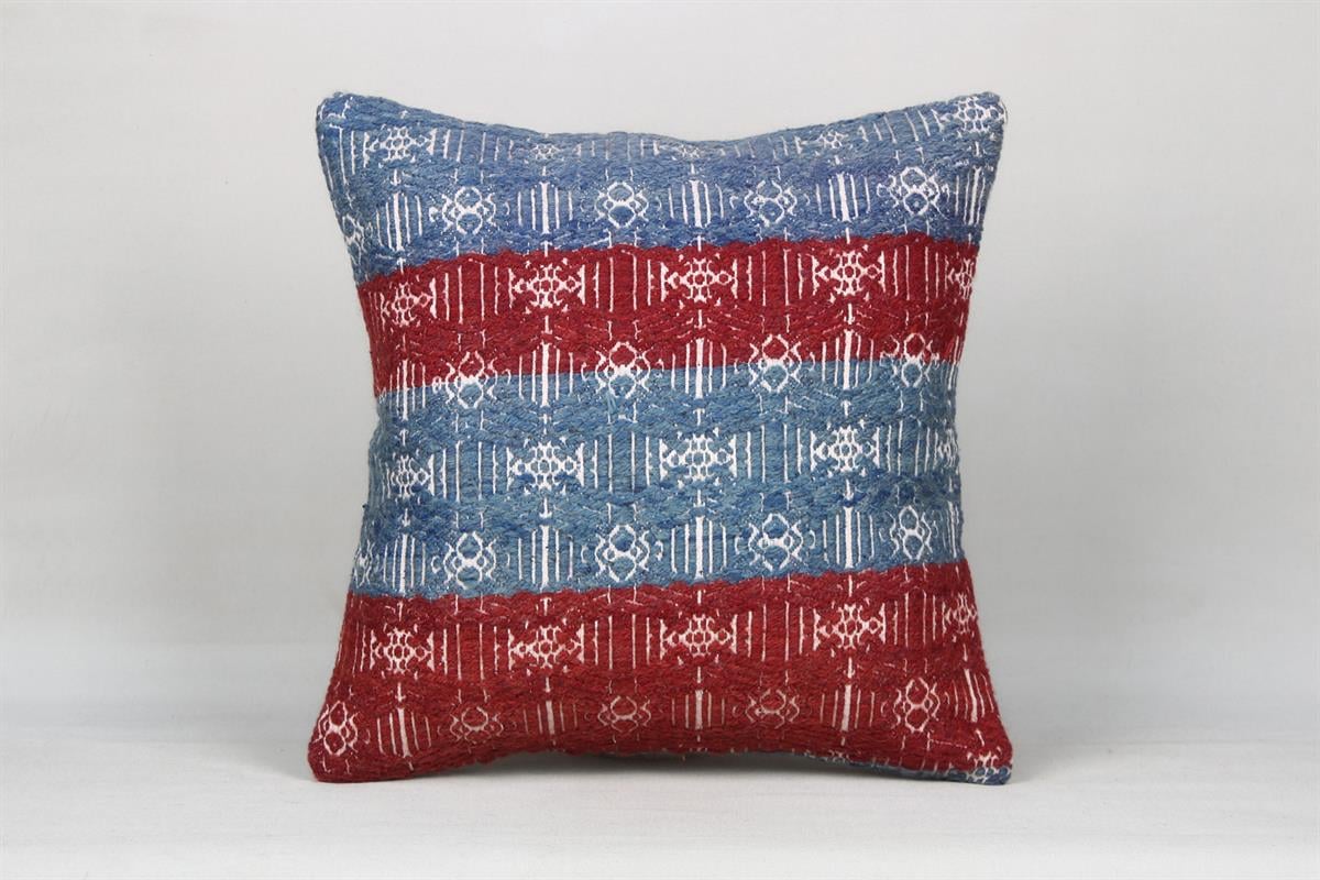 16''16'' (40x40 cm) Kilim Pillows - Vintage Handmade Kilim Pillows - Vintage Handmade Kilim Rugs - It is 100% wool. Artistic and historical rugs. Old handwoven rugs.