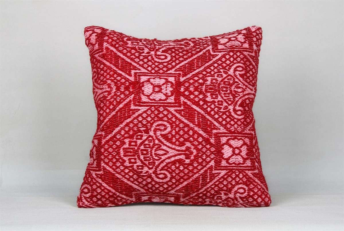 16''16'' (40x40 cm) Kilim Pillows - Vintage Handmade Kilim Pillows - Vintage Handmade Kilim Rugs - It is 100% wool. Artistic and historical rugs. Old handwoven rugs.