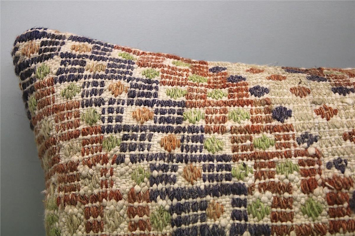 16''24'' (40x60 cm) Kilim Pillows - Vintage Handmade Kilim Pillows - Vintage Handmade Kilim Rugs - It is 100% wool. Artistic and historical rugs. Old handwoven rugs.