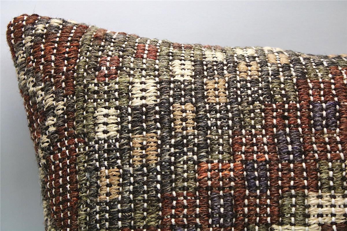16''24'' (40x60 cm) Kilim Pillows - Vintage Handmade Kilim Pillows - Vintage Handmade Kilim Rugs - It is 100% wool. Artistic and historical rugs. Old handwoven rugs.