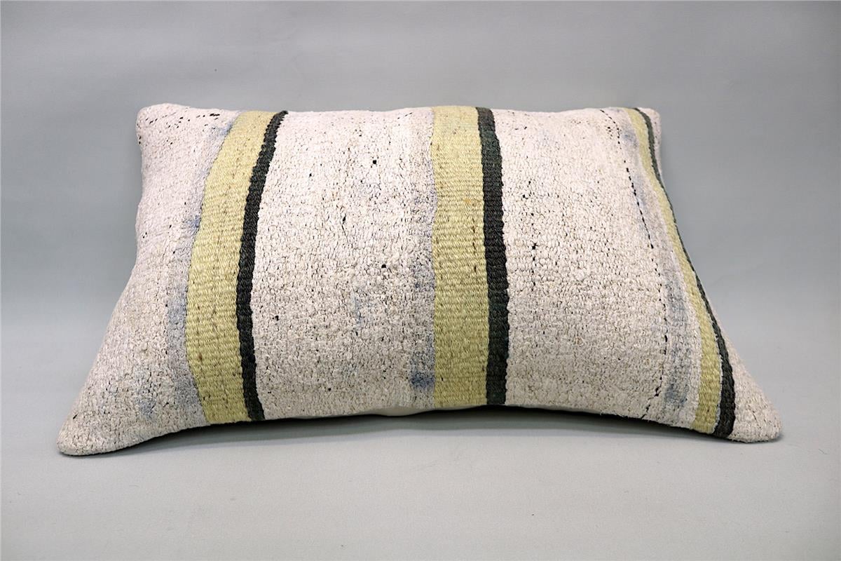 16''24'' (40x60 cm) Kilim Pillows - Vintage Handmade Kilim Pillows - Vintage Handmade Kilim Rugs - It is 100% wool. Artistic and historical rugs. Old handwoven rugs.