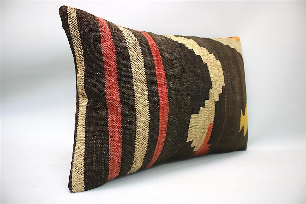 16''24'' (40x60 cm) Kilim Pillows - Vintage Handmade Kilim Pillows - Vintage Handmade Kilim Rugs - It is 100% wool. Artistic and historical rugs. Old handwoven rugs.