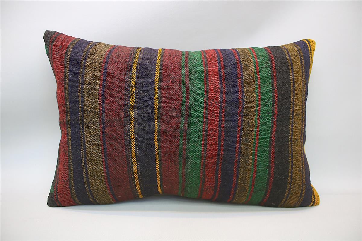 16''24'' (40x60 cm) Kilim Pillows - Vintage Handmade Kilim Pillows - Vintage Handmade Kilim Rugs - It is 100% wool. Artistic and historical rugs. Old handwoven rugs.