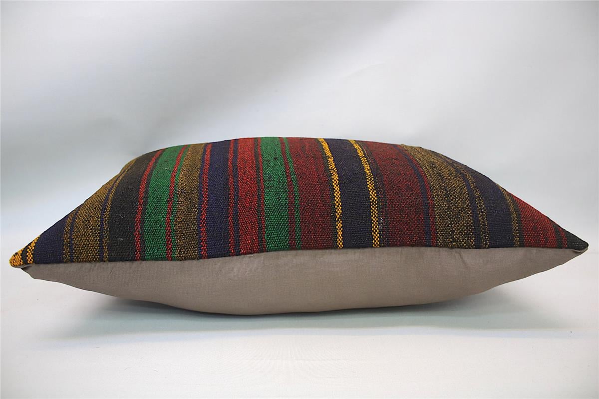 16''24'' (40x60 cm) Kilim Pillows - Vintage Handmade Kilim Pillows - Vintage Handmade Kilim Rugs - It is 100% wool. Artistic and historical rugs. Old handwoven rugs.