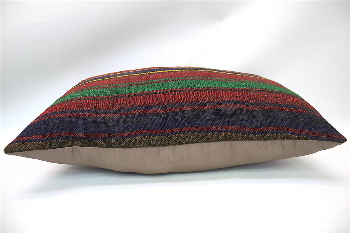 16''24'' (40x60 cm) Kilim Pillows - Vintage Handmade Kilim Pillows - Vintage Handmade Kilim Rugs - It is 100% wool. Artistic and historical rugs. Old handwoven rugs.