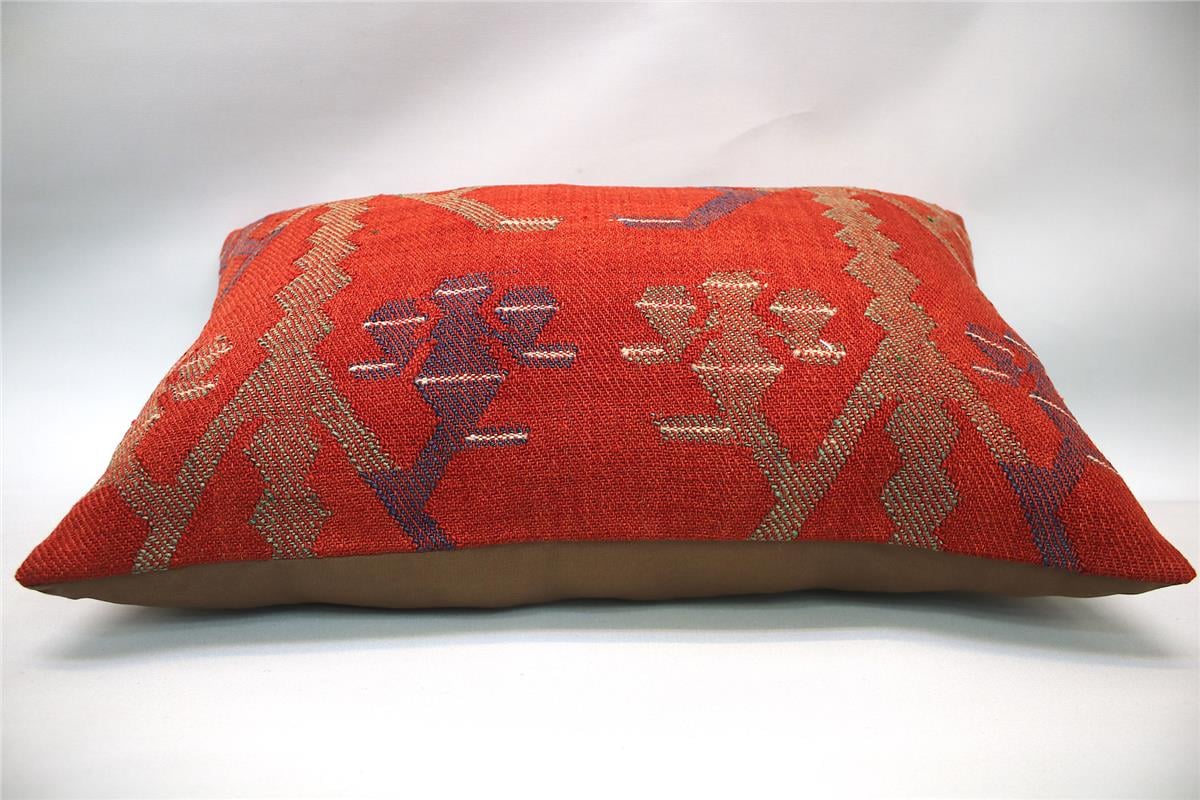 16''24'' (40x60 cm) Kilim Pillows - Vintage Handmade Kilim Pillows - Vintage Handmade Kilim Rugs - It is 100% wool. Artistic and historical rugs. Old handwoven rugs.