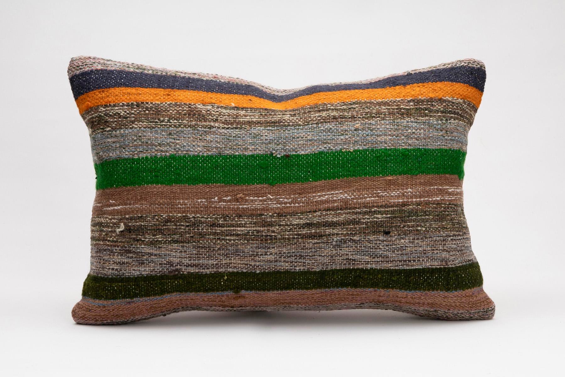 16''24'' (40x60 cm) Kilim Pillows - Vintage Handmade Kilim Pillows - Vintage Handmade Kilim Rugs - It is 100% wool. Artistic and historical rugs. Old handwoven rugs.