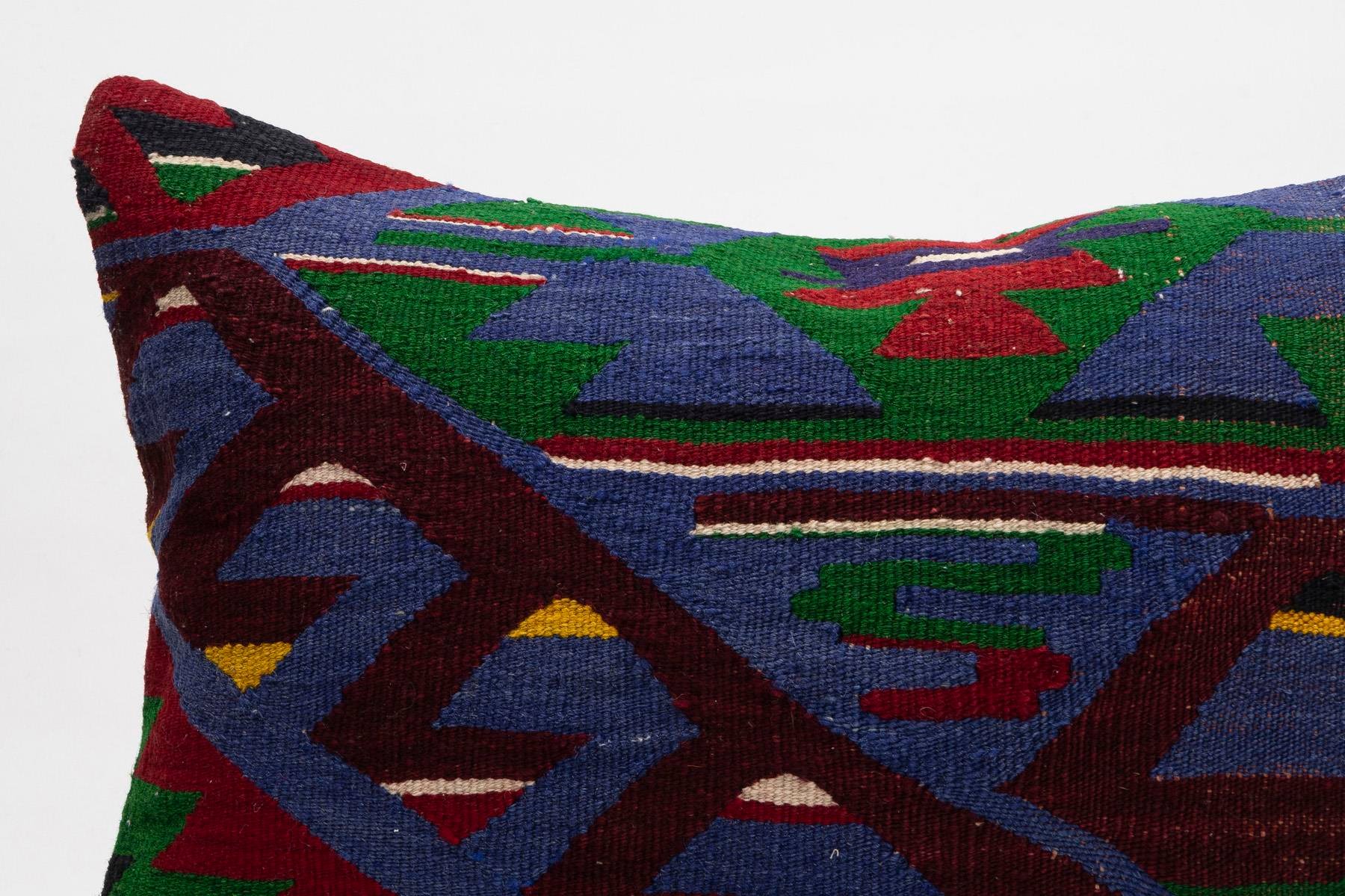 16''24'' (40x60 cm) Kilim Pillows - Vintage Handmade Kilim Pillows - Vintage Handmade Kilim Rugs - It is 100% wool. Artistic and historical rugs. Old handwoven rugs.