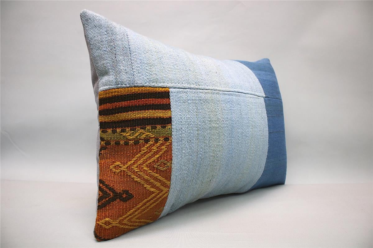 16''24'' (40x60 cm) Kilim Pillows - Vintage Handmade Kilim Pillows - Vintage Handmade Kilim Rugs - It is 100% wool. Artistic and historical rugs. Old handwoven rugs.