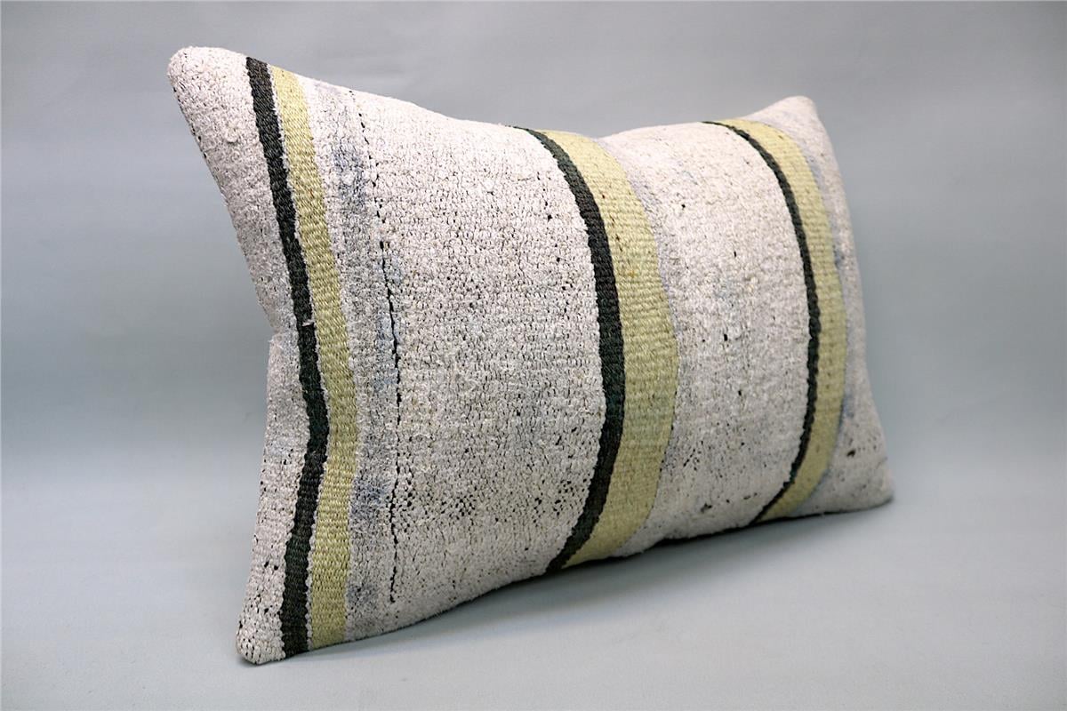 16''24'' (40x60 cm) Kilim Pillows - Vintage Handmade Kilim Pillows - Vintage Handmade Kilim Rugs - It is 100% wool. Artistic and historical rugs. Old handwoven rugs.