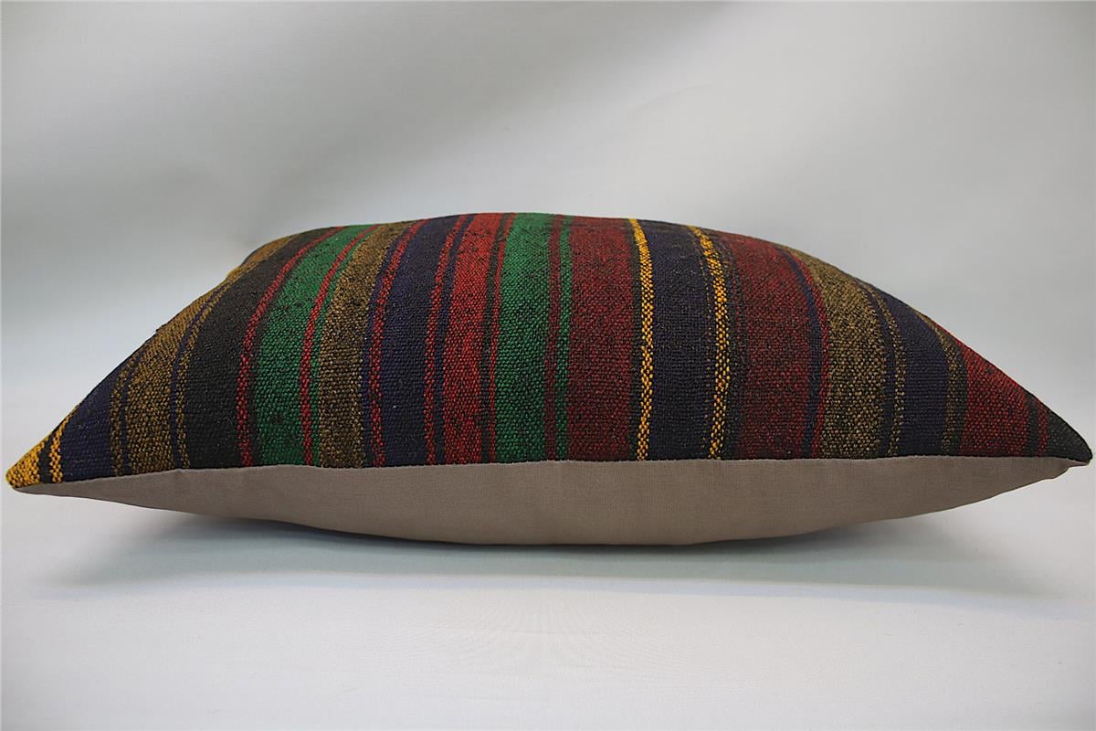 16''24'' (40x60 cm) Kilim Pillows - Vintage Handmade Kilim Pillows - Vintage Handmade Kilim Rugs - It is 100% wool. Artistic and historical rugs. Old handwoven rugs.