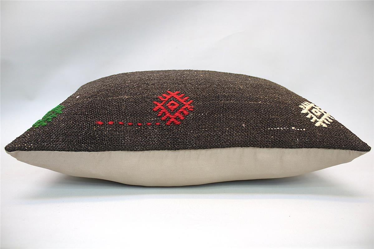 16''24'' (40x60 cm) Kilim Pillows - Vintage Handmade Kilim Pillows - Vintage Handmade Kilim Rugs - It is 100% wool. Artistic and historical rugs. Old handwoven rugs.