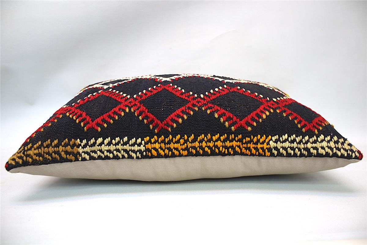 16''24'' (40x60 cm) Kilim Pillows - Vintage Handmade Kilim Pillows - Vintage Handmade Kilim Rugs - It is 100% wool. Artistic and historical rugs. Old handwoven rugs.