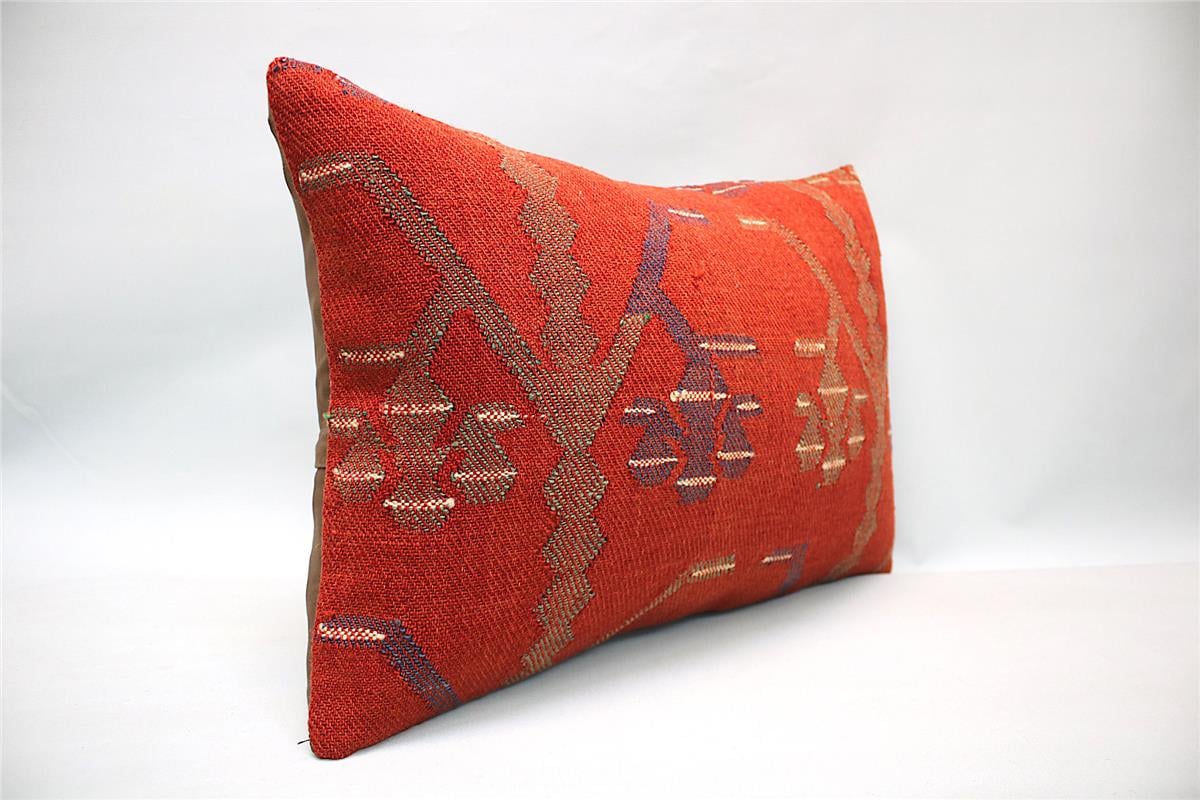 16''24'' (40x60 cm) Kilim Pillows - Vintage Handmade Kilim Pillows - Vintage Handmade Kilim Rugs - It is 100% wool. Artistic and historical rugs. Old handwoven rugs.