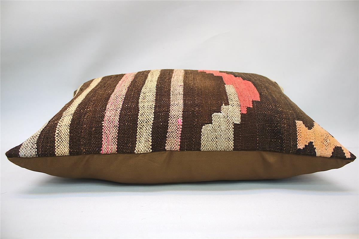 16''24'' (40x60 cm) Kilim Pillows - Vintage Handmade Kilim Pillows - Vintage Handmade Kilim Rugs - It is 100% wool. Artistic and historical rugs. Old handwoven rugs.