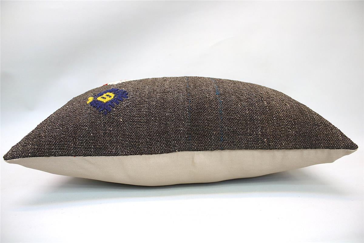 16''24'' (40x60 cm) Kilim Pillows - Vintage Handmade Kilim Pillows - Vintage Handmade Kilim Rugs - It is 100% wool. Artistic and historical rugs. Old handwoven rugs.
