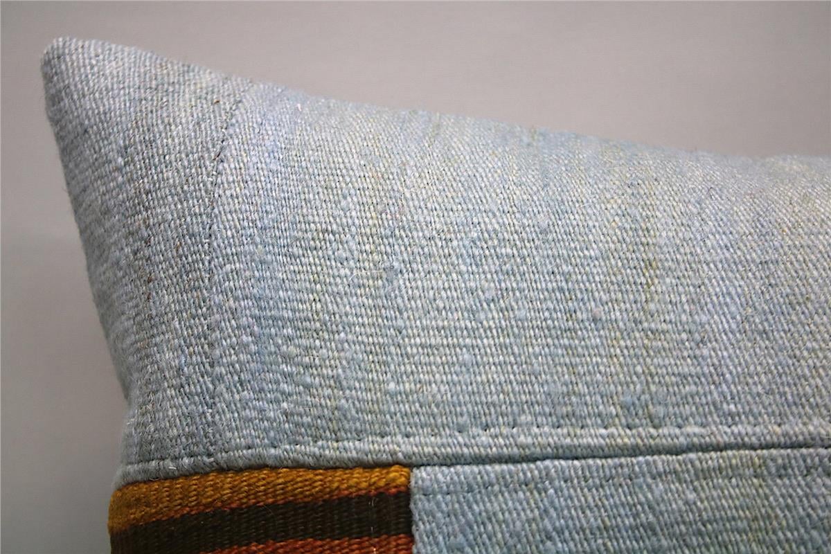 16''24'' (40x60 cm) Kilim Pillows - Vintage Handmade Kilim Pillows - Vintage Handmade Kilim Rugs - It is 100% wool. Artistic and historical rugs. Old handwoven rugs.