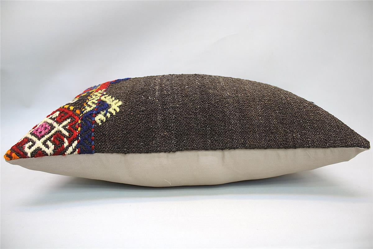 16''24'' (40x60 cm) Kilim Pillows - Vintage Handmade Kilim Pillows - Vintage Handmade Kilim Rugs - It is 100% wool. Artistic and historical rugs. Old handwoven rugs.