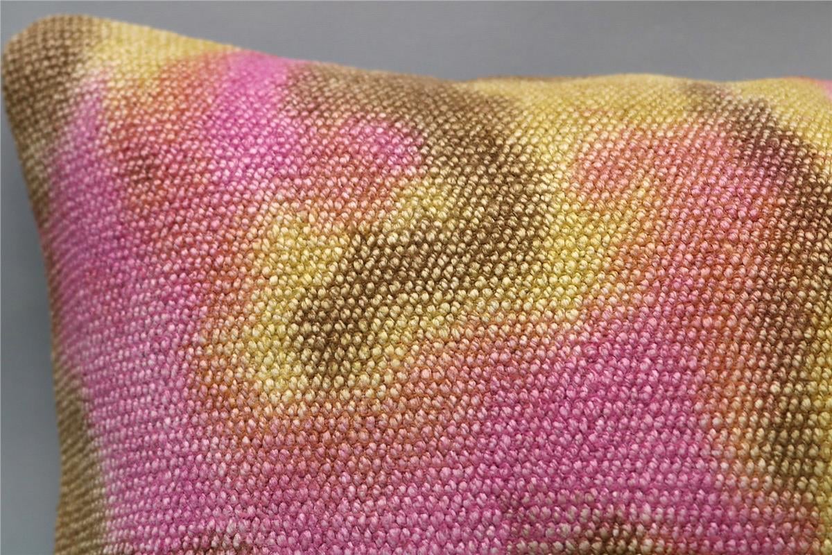 16''24'' (40x60 cm) Kilim Pillows - Vintage Handmade Kilim Pillows - Vintage Handmade Kilim Rugs - It is 100% wool. Artistic and historical rugs. Old handwoven rugs.