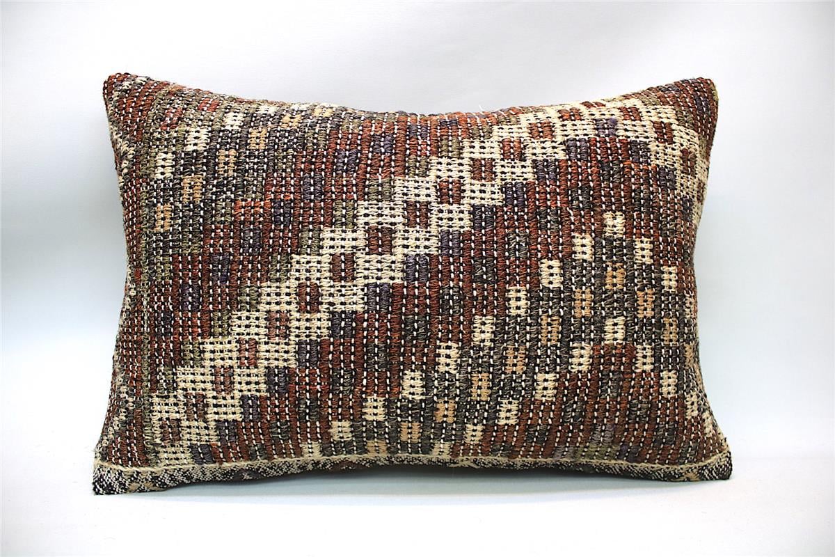 16''24'' (40x60 cm) Kilim Pillows - Vintage Handmade Kilim Pillows - Vintage Handmade Kilim Rugs - It is 100% wool. Artistic and historical rugs. Old handwoven rugs.