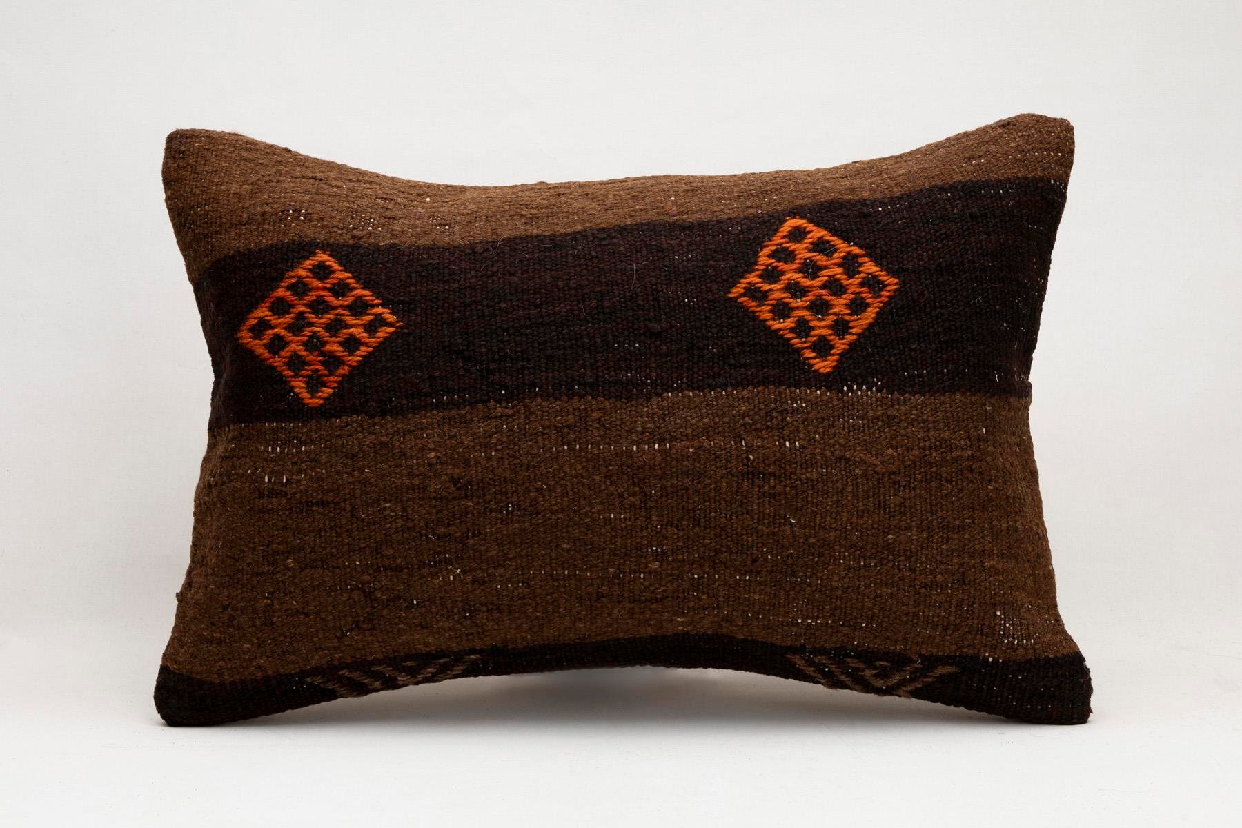 16''24'' (40x60 cm) Kilim Pillows - Vintage Handmade Kilim Pillows - Vintage Handmade Kilim Rugs - It is 100% wool. Artistic and historical rugs. Old handwoven rugs.
