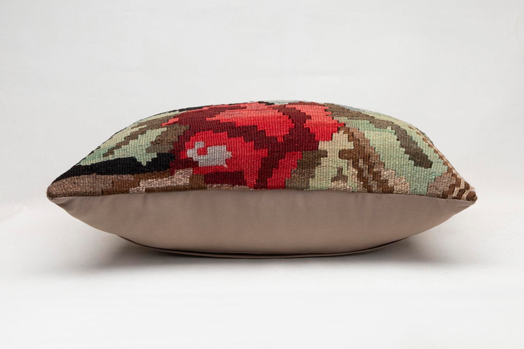 16''24'' (40x60 cm) Kilim Pillows - Vintage Handmade Kilim Pillows - Vintage Handmade Kilim Rugs - It is 100% wool. Artistic and historical rugs. Old handwoven rugs.