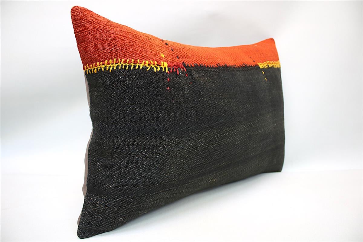 16''24'' (40x60 cm) Kilim Pillows - Vintage Handmade Kilim Pillows - Vintage Handmade Kilim Rugs - It is 100% wool. Artistic and historical rugs. Old handwoven rugs.