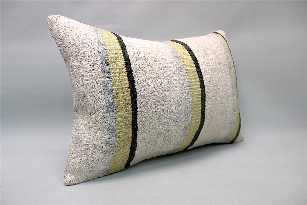 16''24'' (40x60 cm) Kilim Pillows - Vintage Handmade Kilim Pillows - Vintage Handmade Kilim Rugs - It is 100% wool. Artistic and historical rugs. Old handwoven rugs.